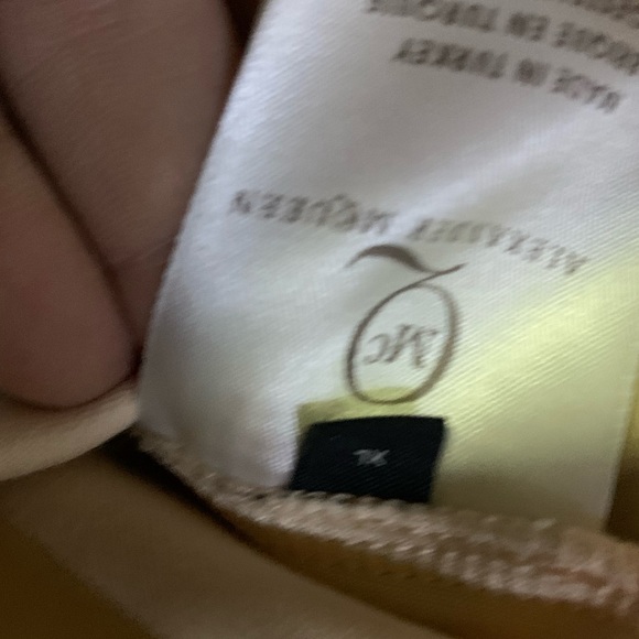 EUC Alexander McQueen Pink & Black Pencil Skirt - Picture 8 of 9